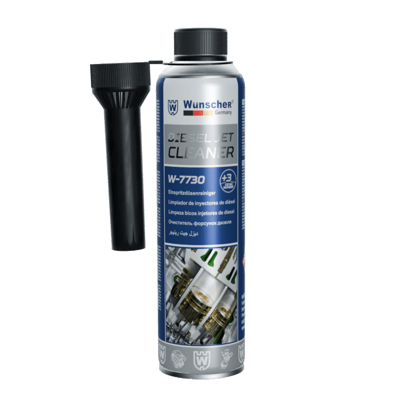 Diesel Jet Cleaner W7730 - Dung dịch vệ sinh Súc rửa kim phun Động cơ diesel JetCleaner ô tô sạch cặn, giảm khói đen Wunscher của Đức